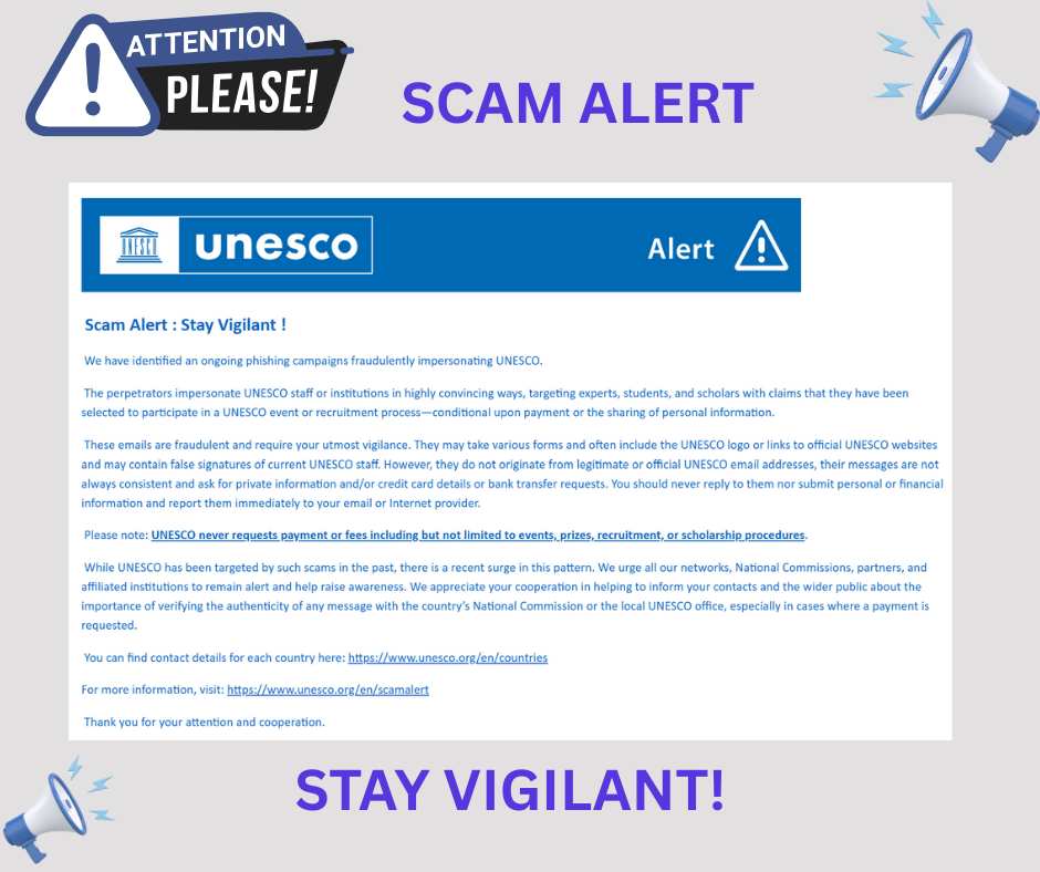 Scam Alert : Stay Vigilant !